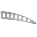 Lund Boat Blank Switch Panel 2006225 - 14 1/4 X 3 1/8 Inch Silver
