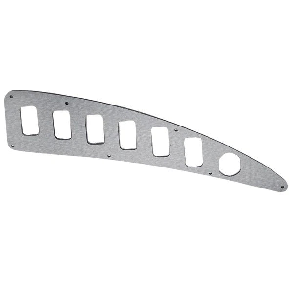 Lund Boat Blank Switch Panel 2006225 - 14 1/4 X 3 1/8 Inch Silver