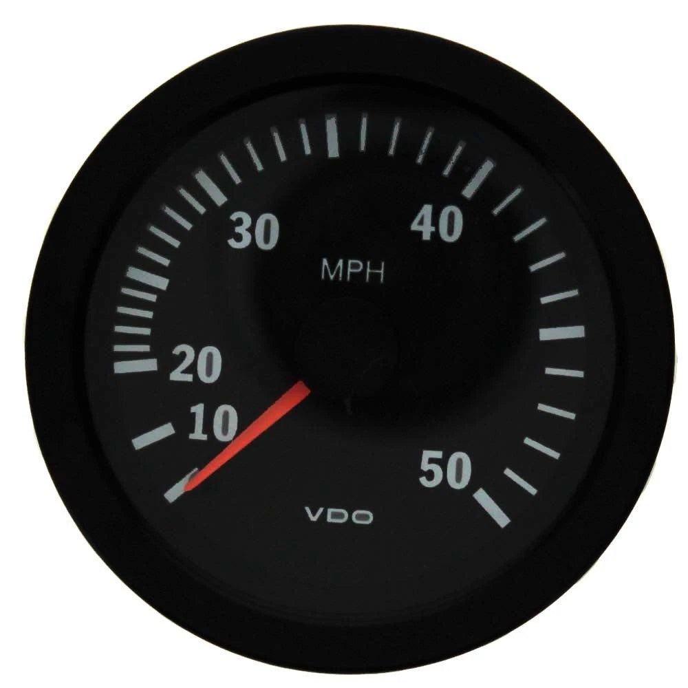 VDO Boat Speedometer Gauge 260-111B - 3 1/4 Inch Black