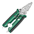 22 in 1 Stainless Steel Wire Stripper Pliers with Rust Resistant Jaws and Lock