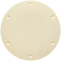 Jim Black Boat Inspection Hatch Access Plate - 6 Inch Cream Screw Down