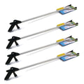(4 Pack) 40" G4 DOT Easy Reacher Tool for Picking Up Trash & Debris While Mowing