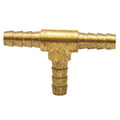 Tracker Boat Adapter Tee Fitting - 3/8 Inch Barbed Hose Brass