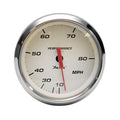 Faria Boat Speedometer SE9377A - Performance 3 1/4 Inch Silver White