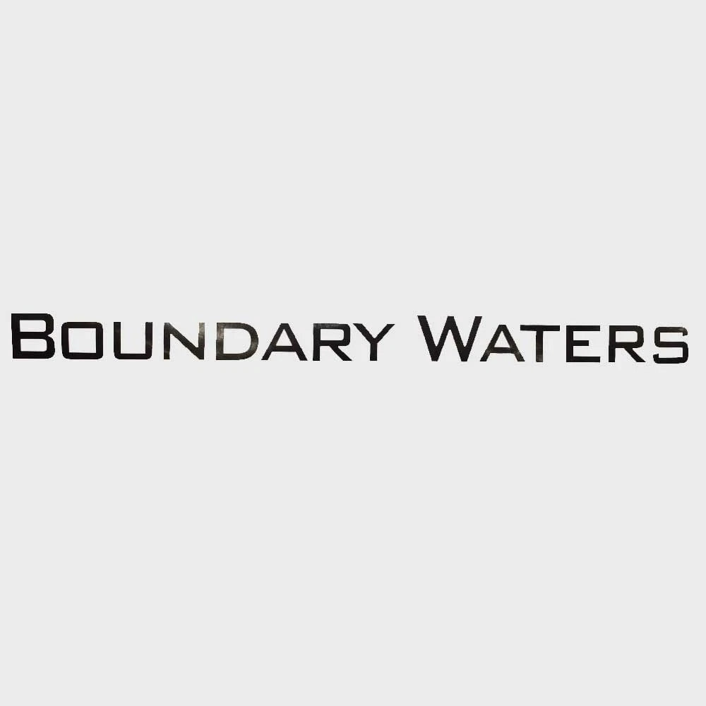 Premier Pontoon Boat Decal 30004027 - Boundary Waters Metallic Black Sticker