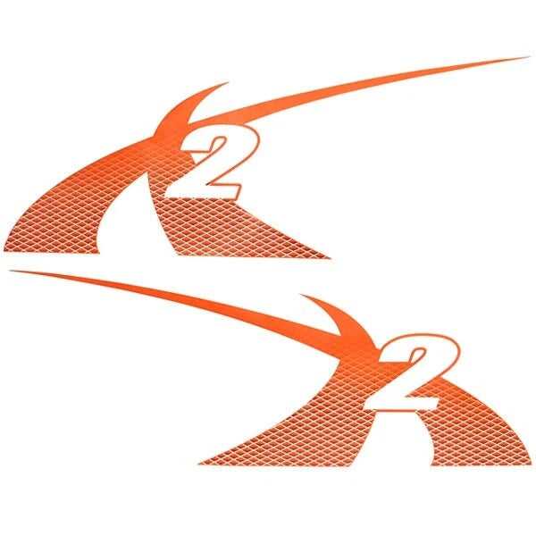 MasterCraft Boat X-2 Decals 7501433 - 2011 Turn Buoy Orange (set of 2)