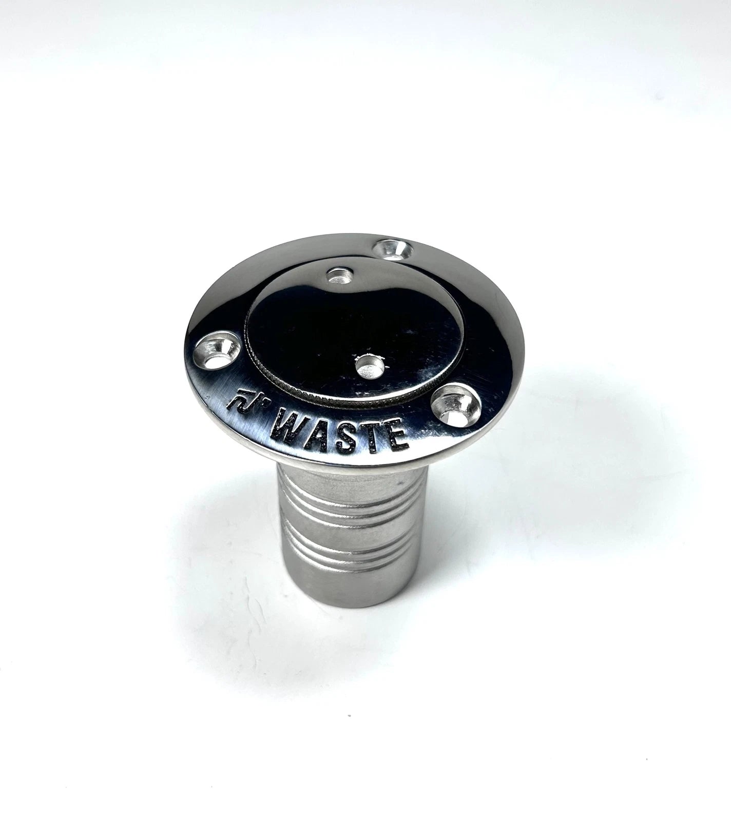 WhiteCap Marine Stainless Steel Boat Deck Fill Thru Hull Waste Port 3