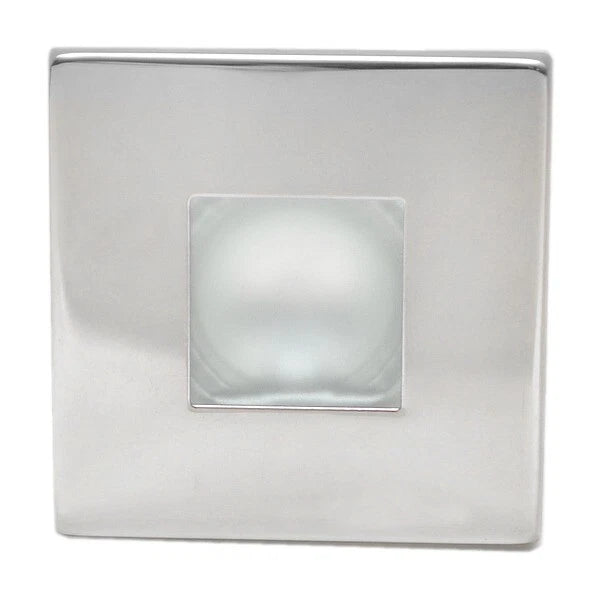 Cantalupi Boat Recessed Halogen Light Fixture - 2 1/8 Inch SS No Bulb