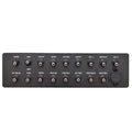 Blue Wave Boat Toggle Switch Panel F333-PPE000175 - Black Aluminum