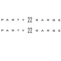 Sun Tracker Boat Brand Decal 145475 - Party Barge 22 Sticker (pair)
