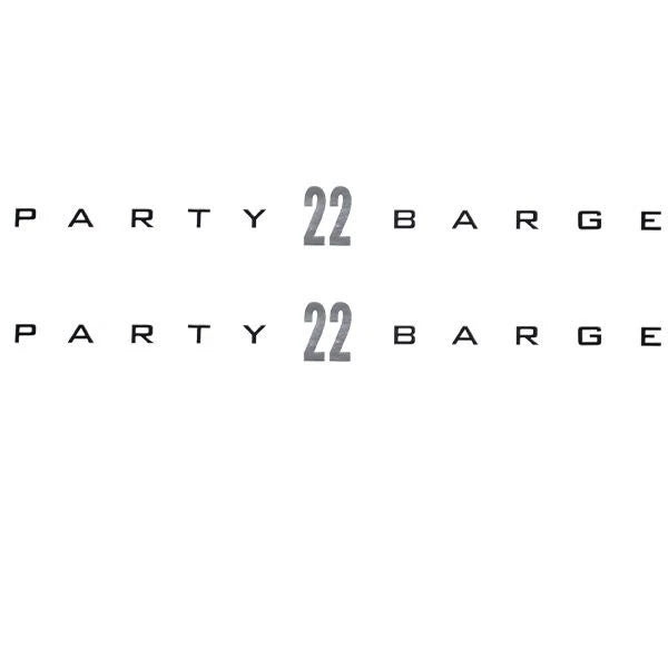 Sun Tracker Boat Brand Decal 145475 - Party Barge 22 Sticker (pair)