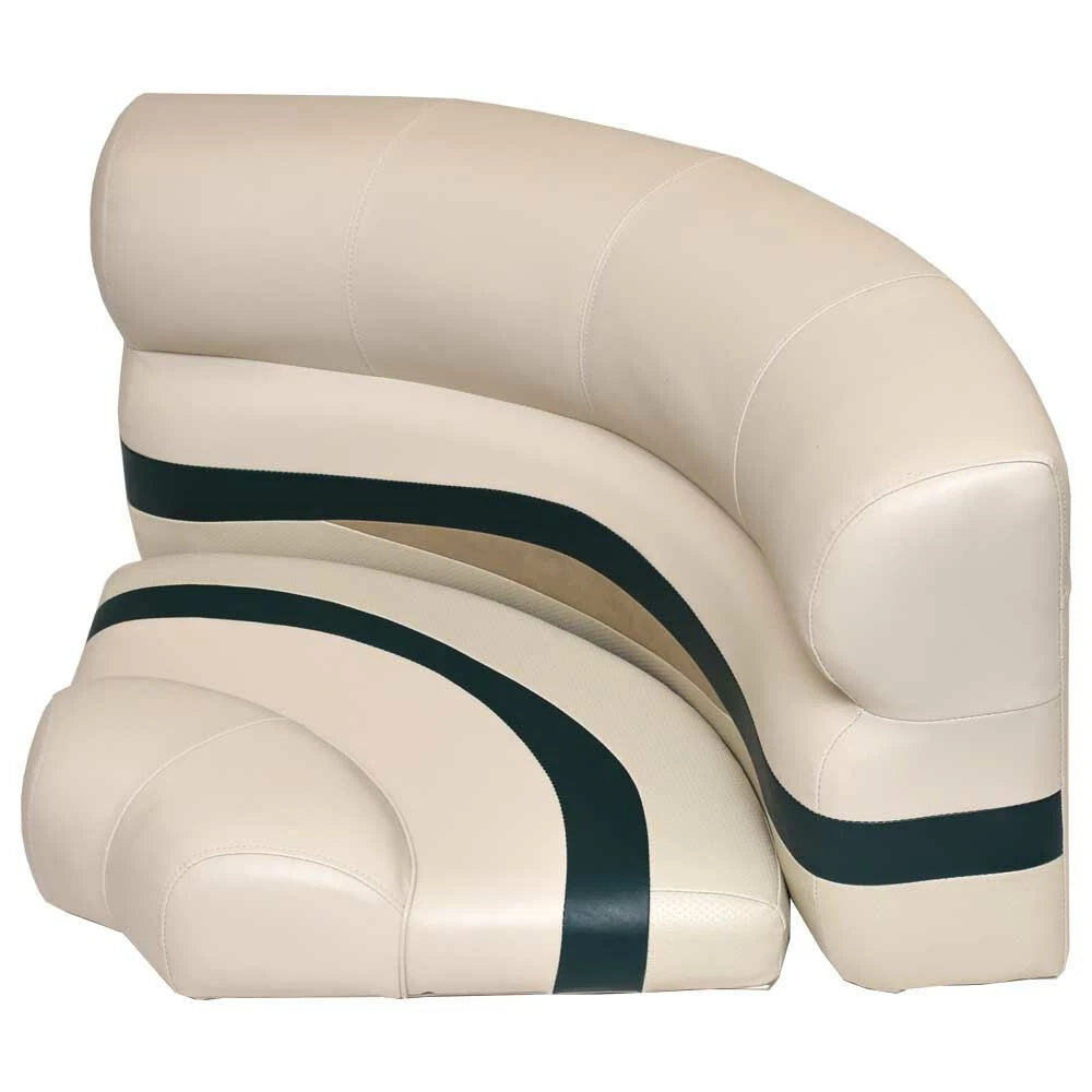 Wise Pontoon Boat Bow Seat Cushions BM11002-988 - Radius Corner (2PC)