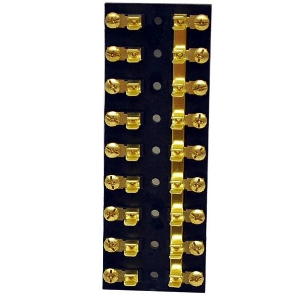 Whitecap Boat Fuse Panel S-7087 - Mastercraft 9 Terminal with Buss Bar