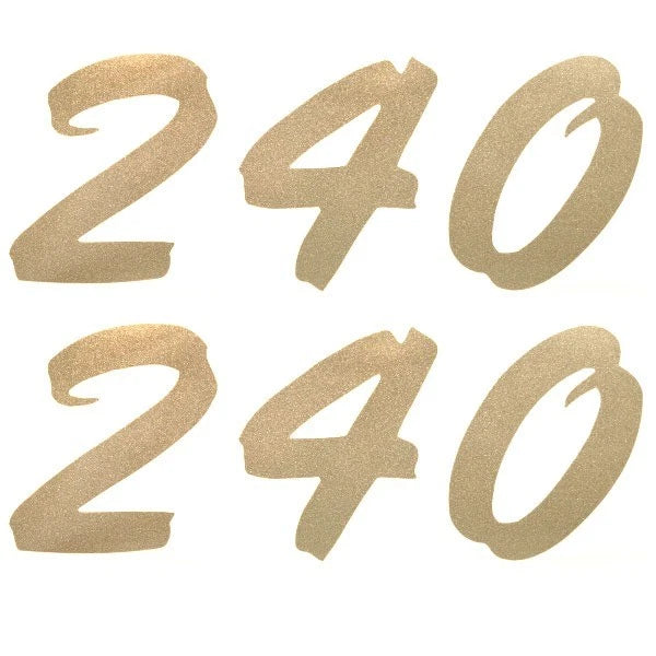Premier Boat Decal 148590-01 - 240 Champagne 7 1/2 X 2 1/2 Inch (pair)