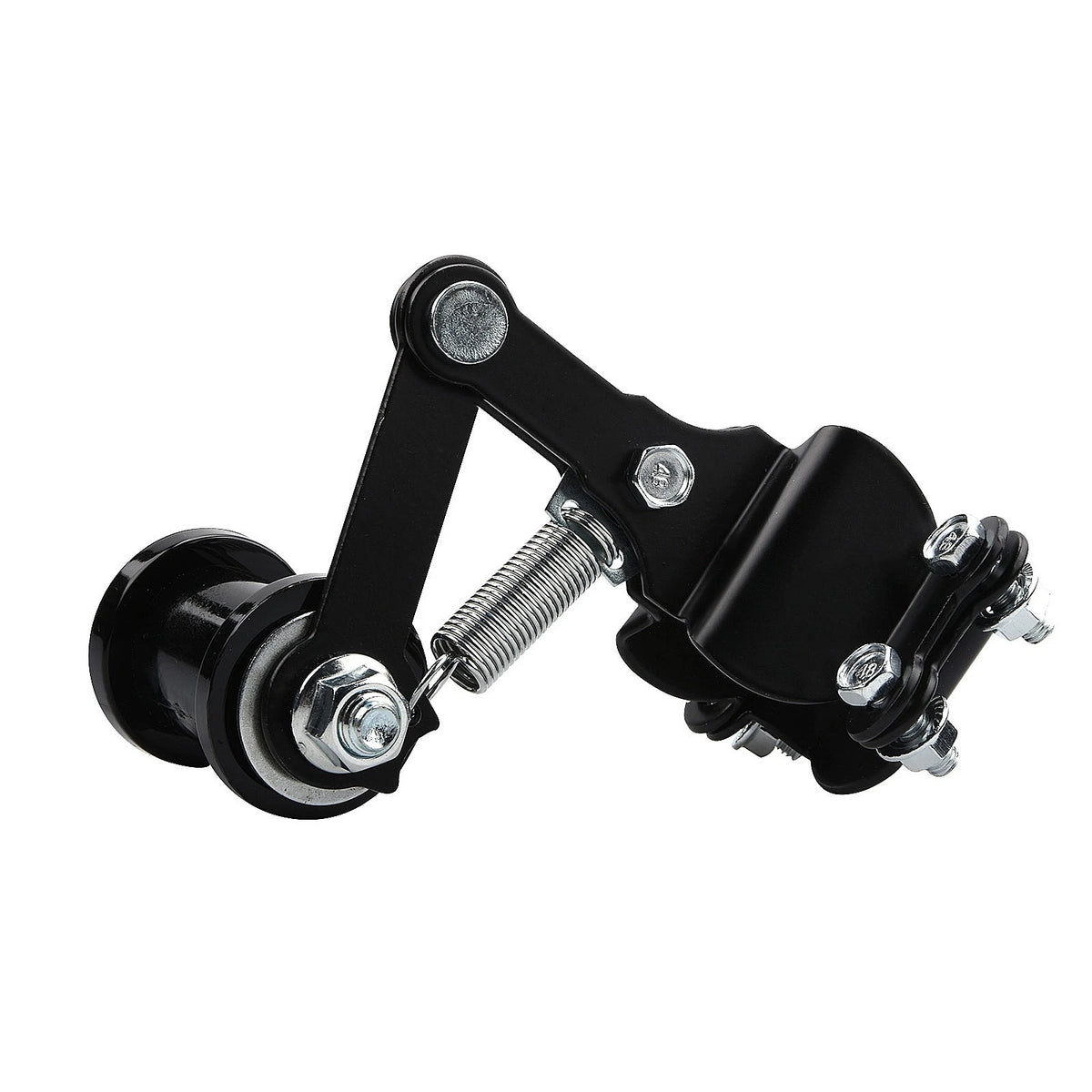 Universal Motorcycle Chain Roller Tensioner Guide for Go Kart Pit Bike ATV Black