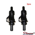 STONEDER 5/16" Fuel Gas Line Quick Connect Disconnect for ATV Single Shut Off
