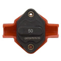 Bluewater Boat Panel Mount Circuit Breaker - 50A 32VDC with Boot