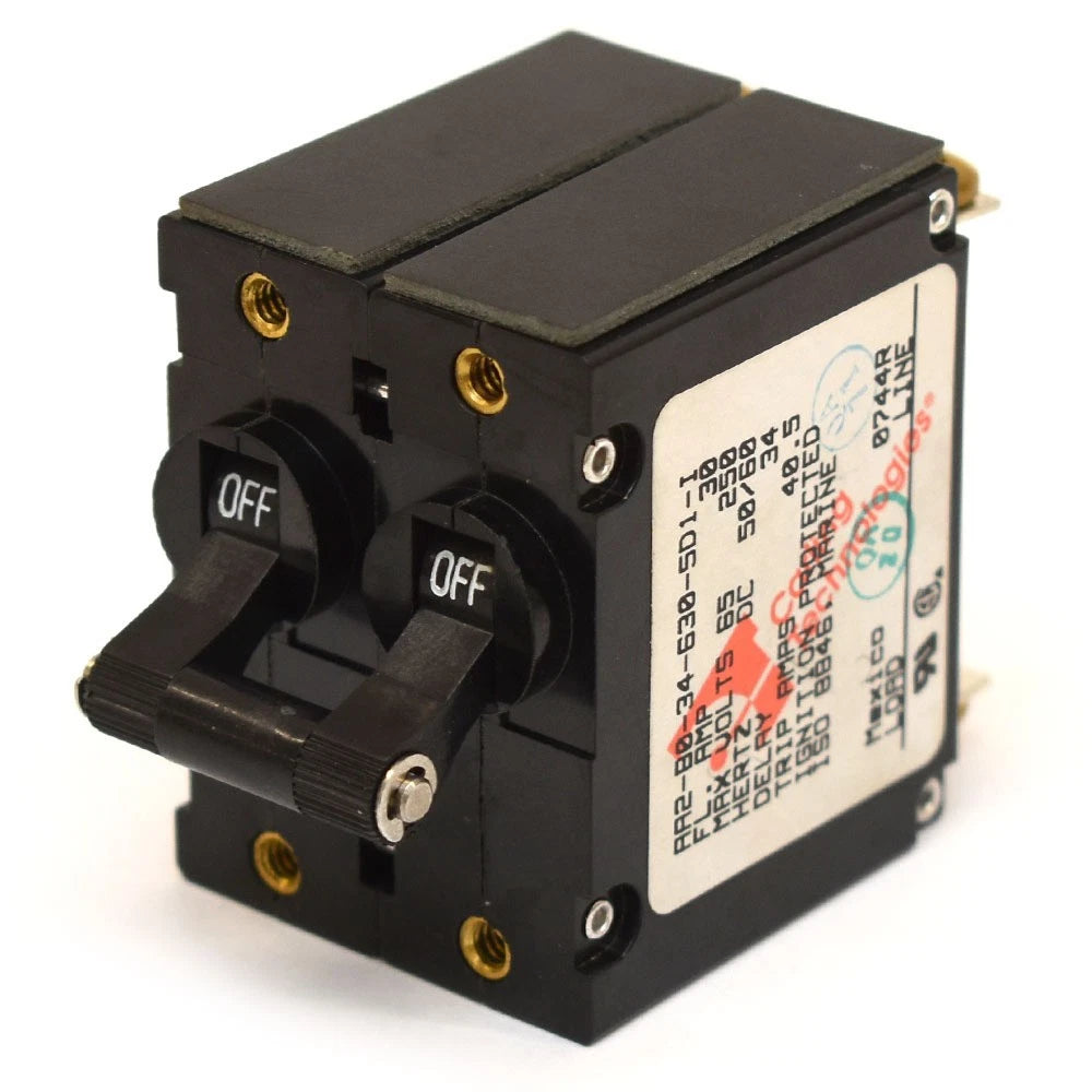 Carling Boat Double Pole Circuit Breaker AA2-B0-34-630- 5D1-I - 30 Amp