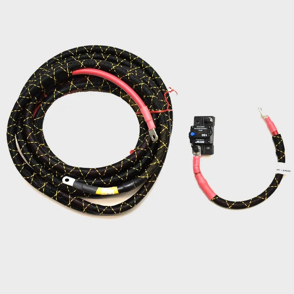 Striper Boat Battery Cable M-BC001 - MNSTAR 20 FT 48VDC Black Yellow