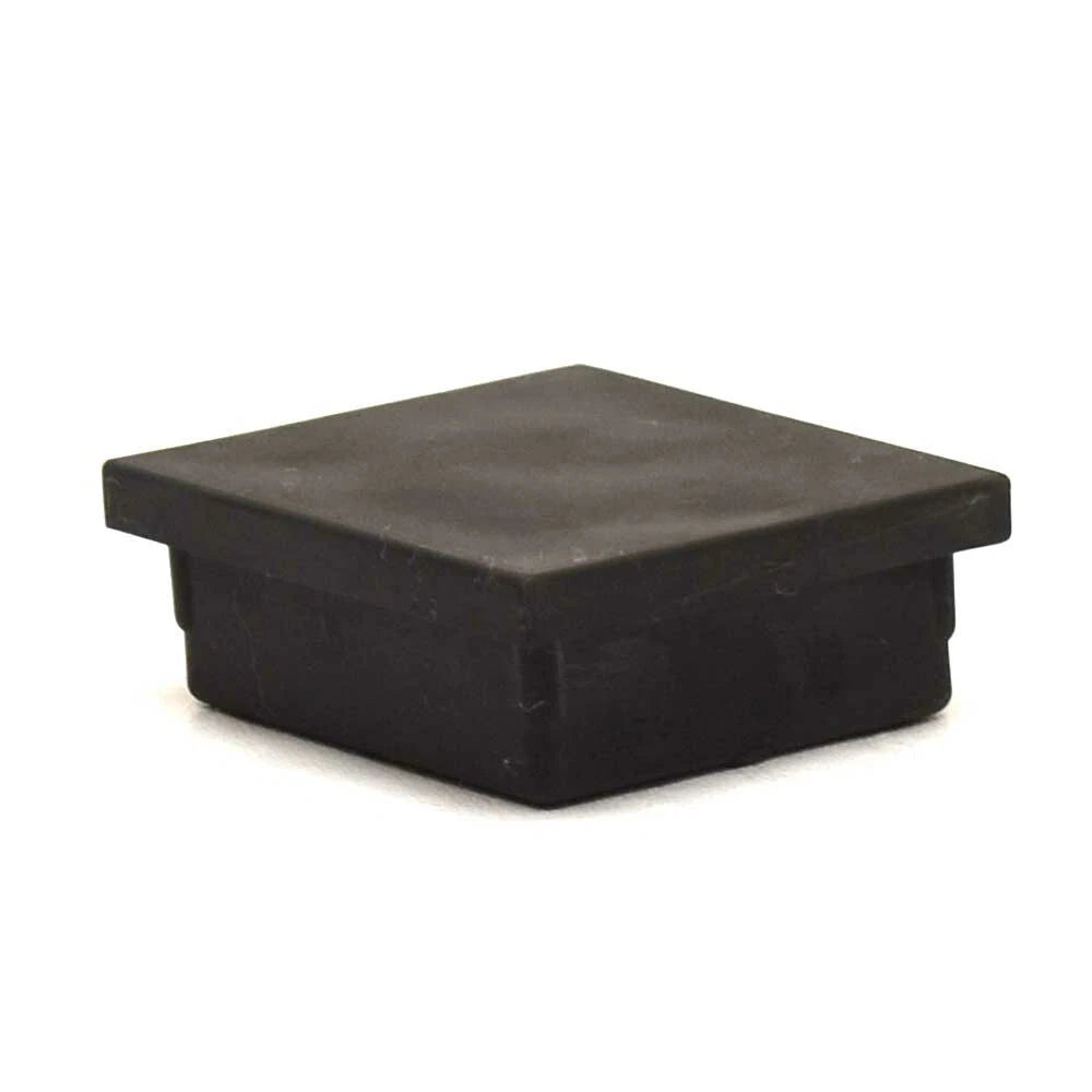 Ranger Boat Square End Cap 202438 - 1 3/4 X 1 3/4 Inch Black Rubber