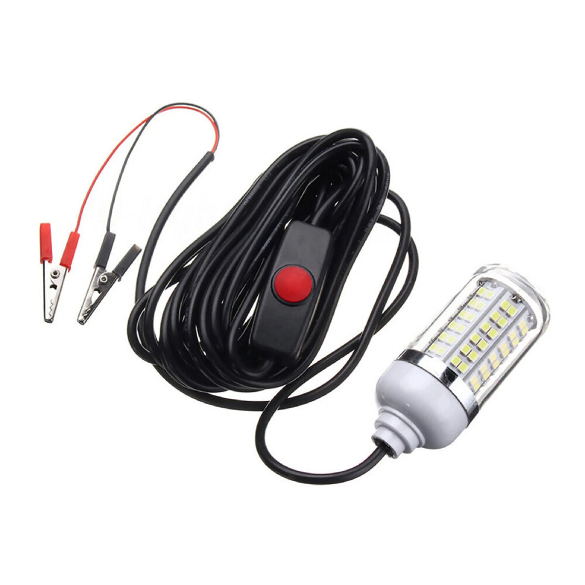 1x LED Lure Underwater Fish Finder Lamp Waterproof Green Squid Light Bbuio