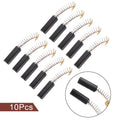 10pcs Power Tool Motor Coal Brushes Feathered Motorbrush Drill Replacement Parts