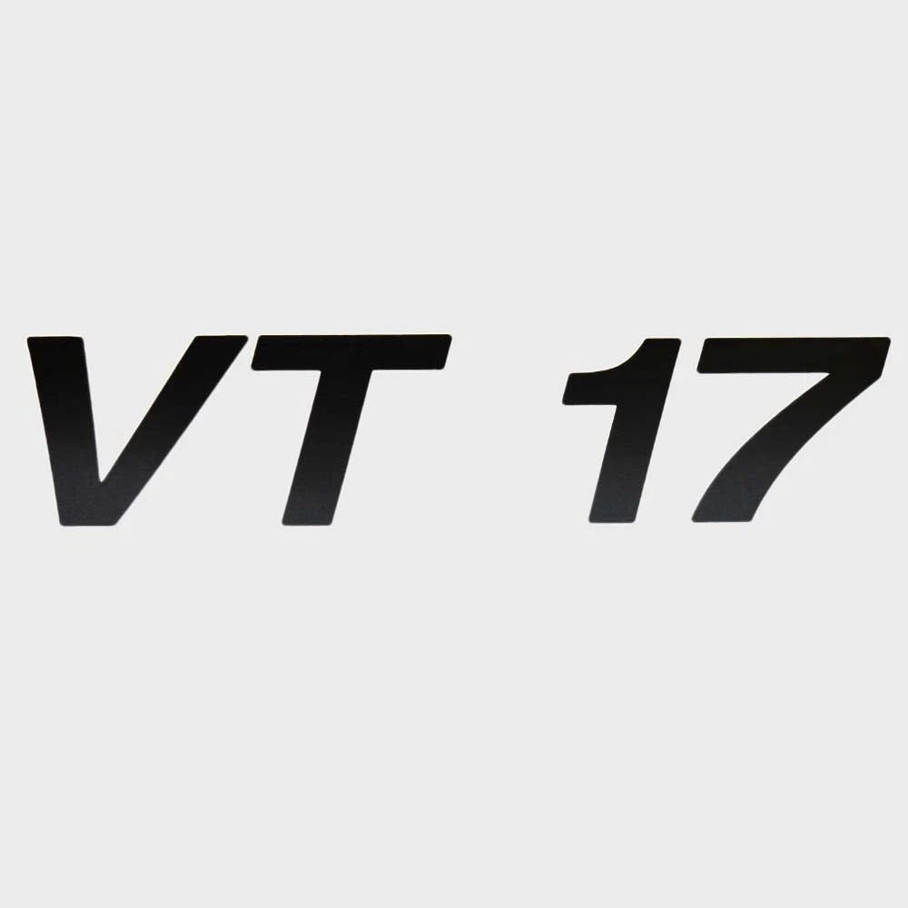 Crestliner Boat Model Decal 2201977 - VT 17 Black Sticker