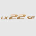 G3 SunCatcher Boat Model Decal 73404978 - LX 22 SE Gold Sticker