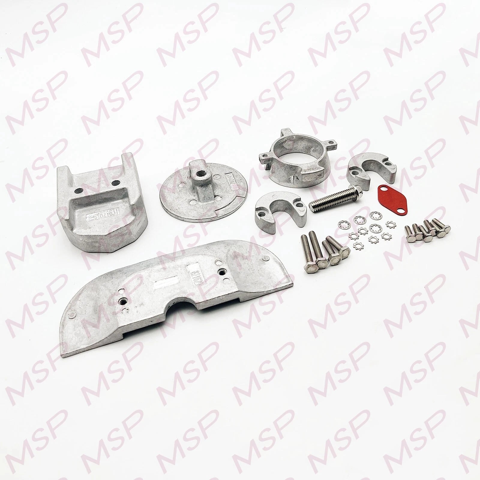 Aluminum Anode Kit Fit Mercruiser Alpha 1 Gen 2 with Hardware 888756Q03