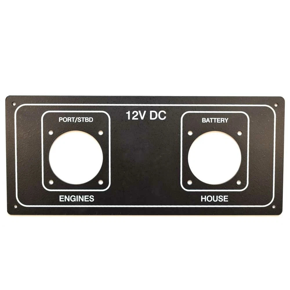 Sea Ray Boat Blank Switch Panel 2293528 - Battery 12 1/4 Inch Aluminum