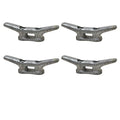 MI Boat Dock Pier Cleats 92098 - Galvanized Cast Iron 5 Inch (set of 4)