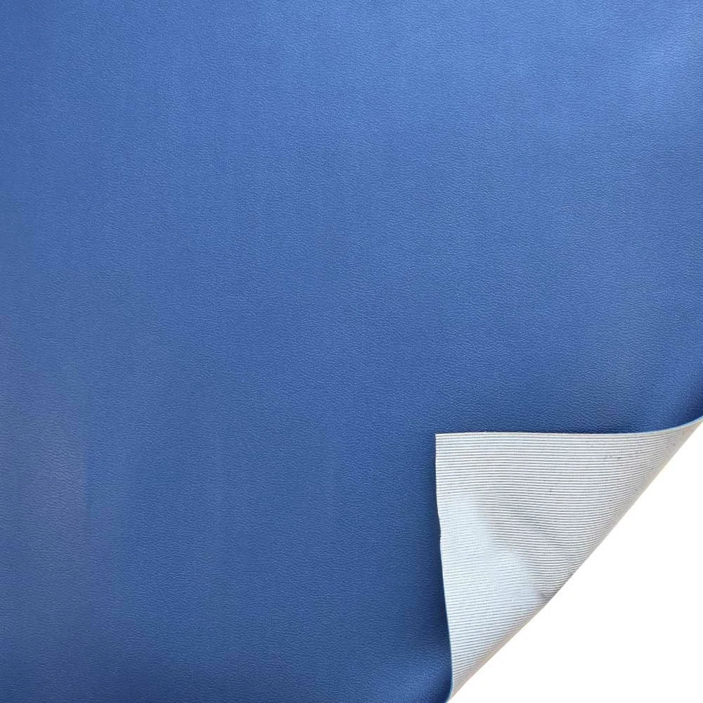 Premier Boat Knit Back Vinyl 466791-10 - Metallic Blue 54 Inch (YD)