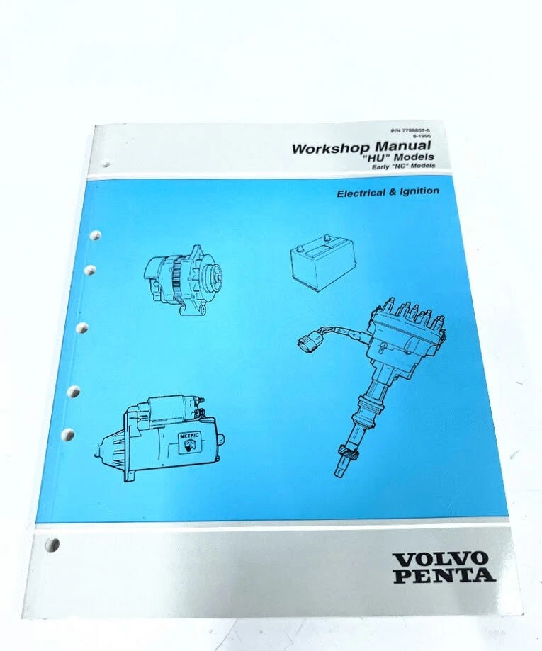 Volvo Penta 7788857-6, Workshop Manual, Electrical & Ignition, HU Models