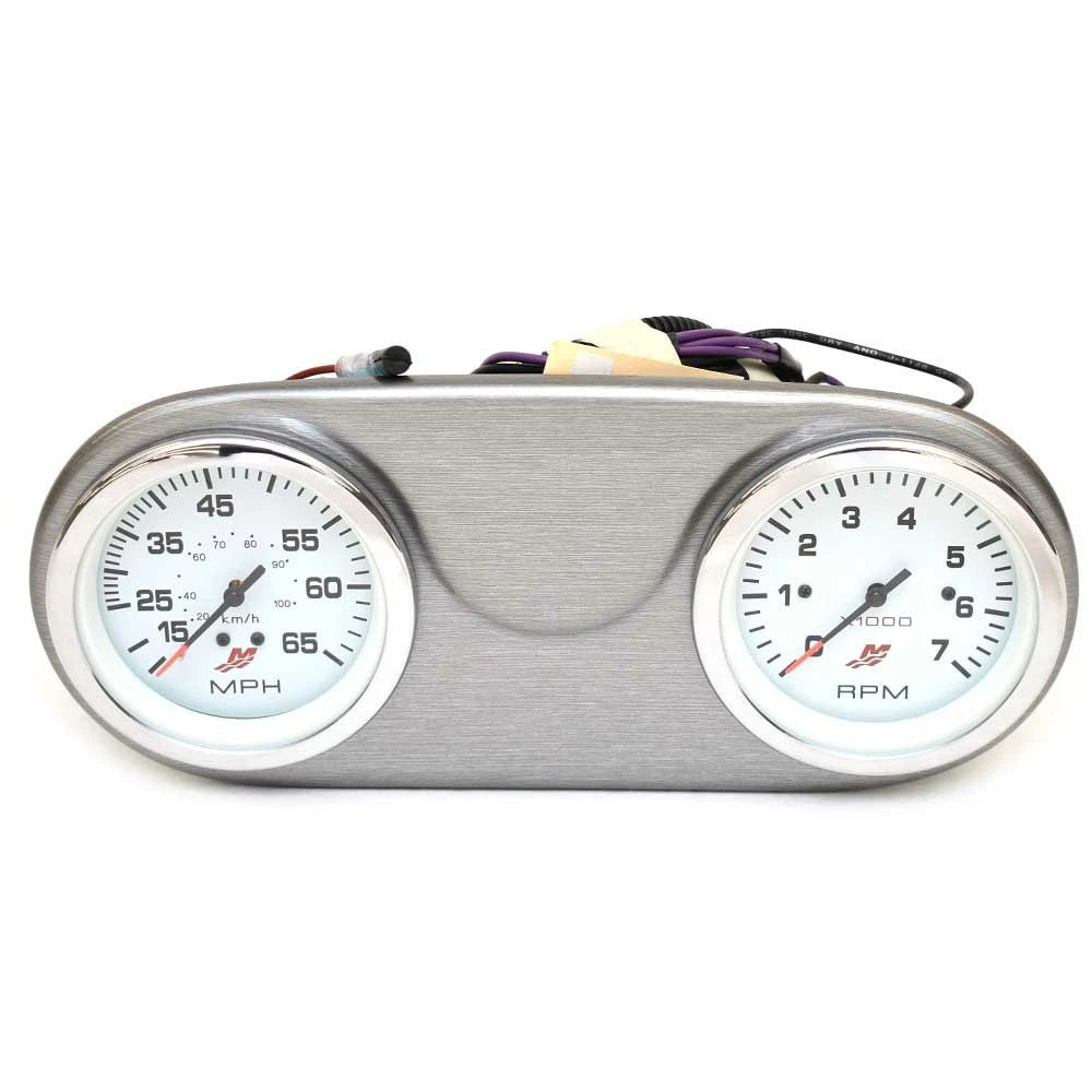 Lund Boat Gauge Panel 2337235 - Mercury Gray 10 3/4 X 4 5/8 Inch