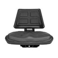 Black Universal Tractor Seat with Trapezoid Back T110BL