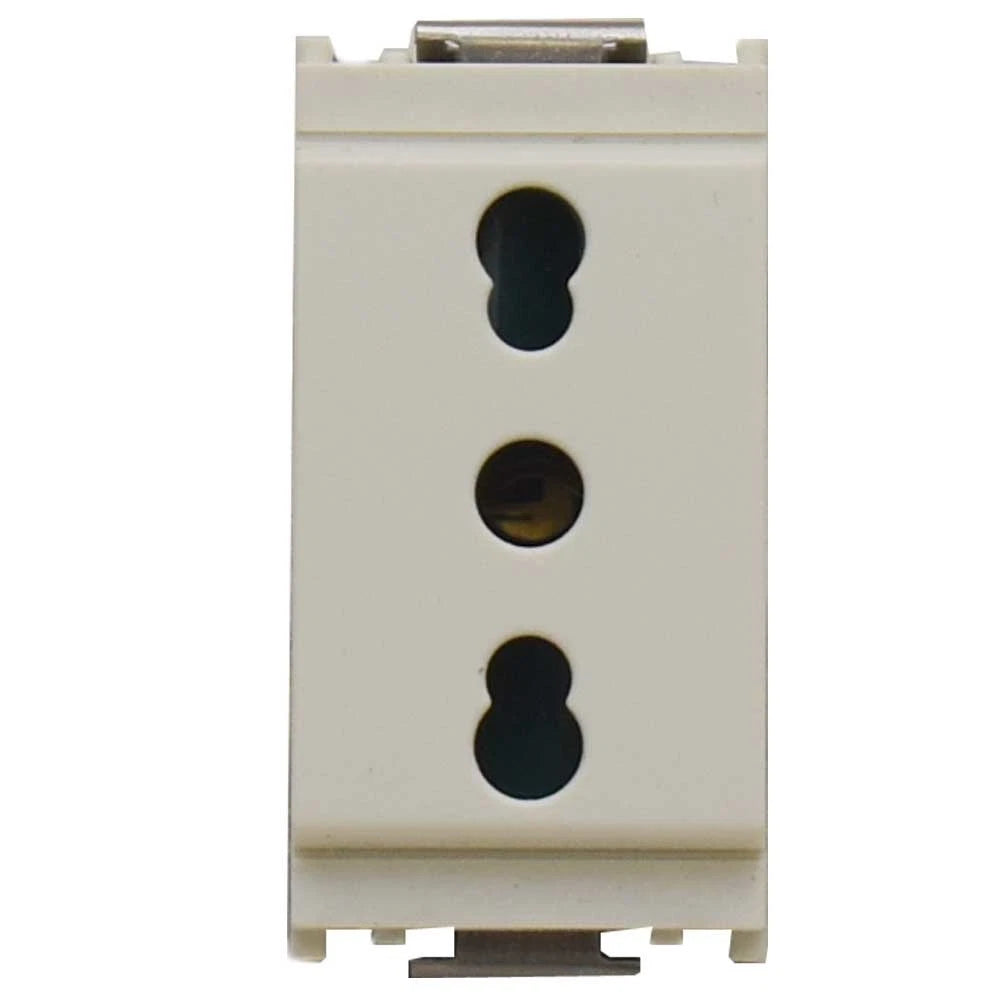 Vimar Boat European Outlet 16203.B - 2P+E 16A P17/11 White 250V