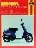 Haynes Workshop Manual for Honda NS 50 MS-B Melody Deluxe 1981-1984 (0050 CC)