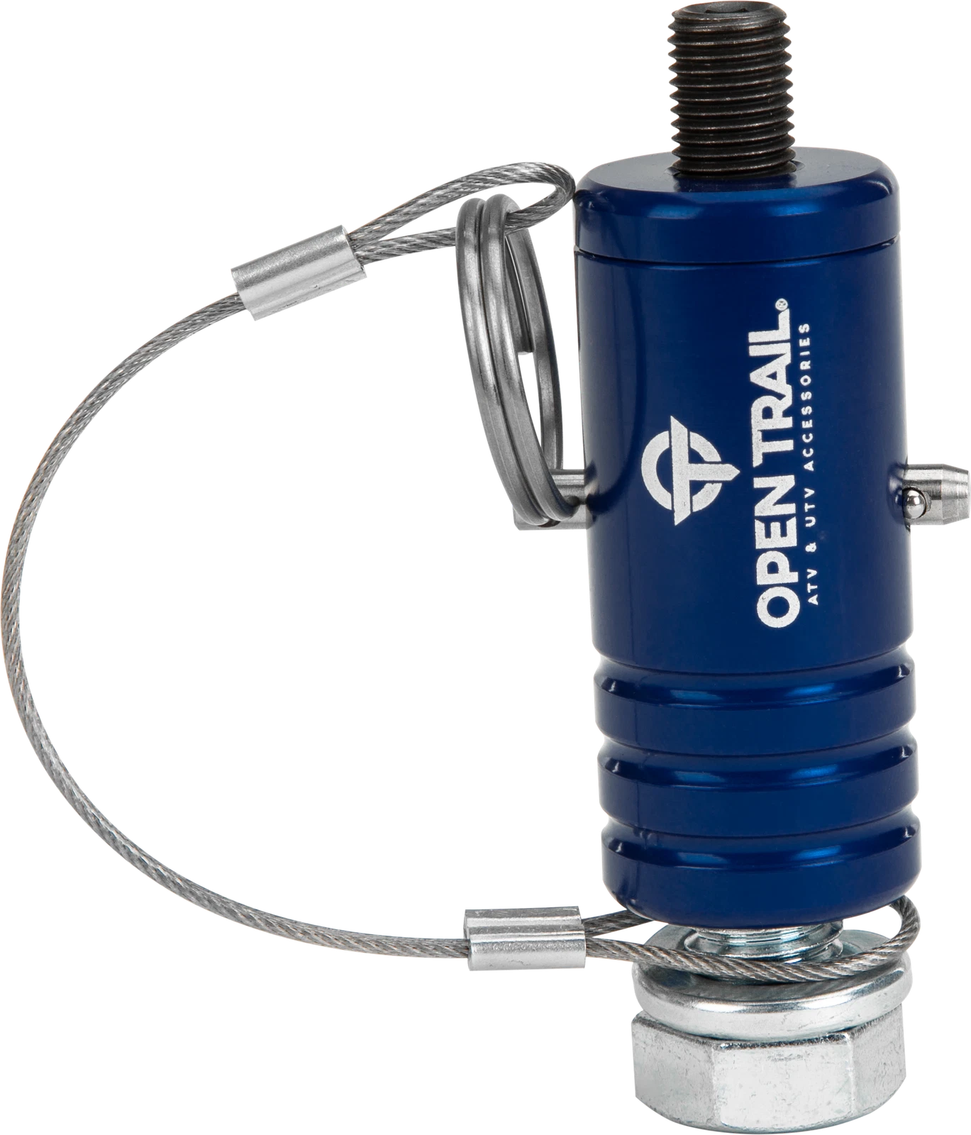 OPEN TRAIL Quick Release Whip Mount for ATV/UTV Flags 3/8" Stud Blue