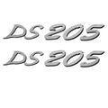 Glastron Boat Model Decals 0572942 - DS 205 Silver Stickers (pair)