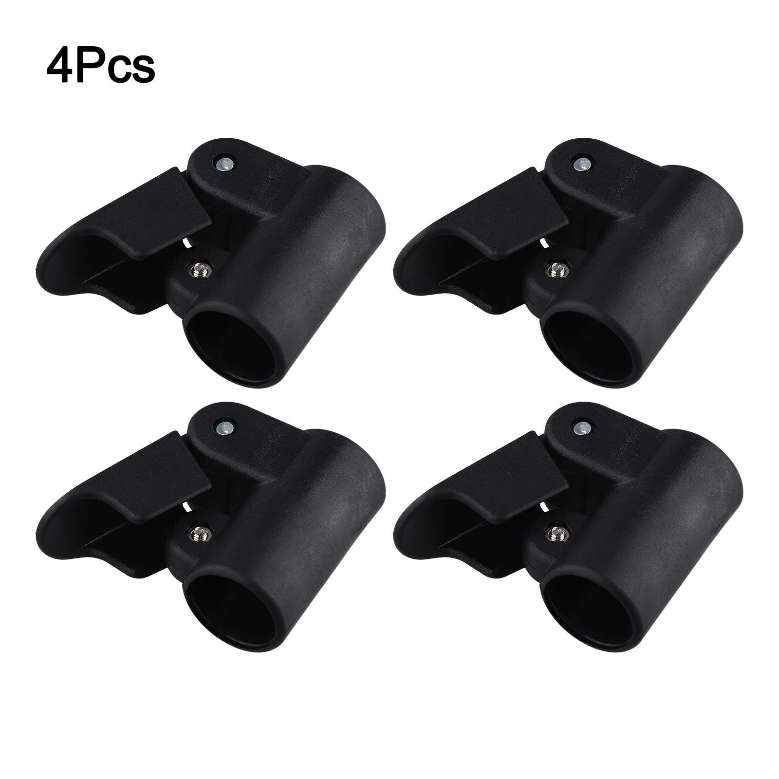 Convenient Plastic Tent Clamp for 22 25mm Poles Stable and Secure Pack of 4
