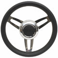UFlex Boat Morosini Steering Wheel - Tiara Yachts SS Black Silver