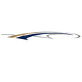 Rinker Boat Graphic Decal - Captiva Gold Dark Blue Sticker (port)
