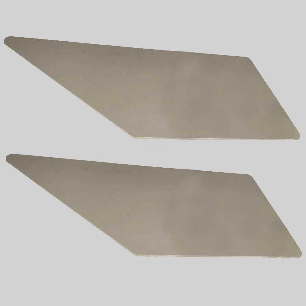 Tiara Boat Deck Trim Panels 5320020 - 13 X 6 1/2 Inch Stainless (2PC)