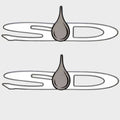 MasterCraft Boat Raised Decal 758462 - SD White/Silver Sticker (pair)