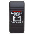 Carling Boat Contura III Rocker Switch Actuator - Baitwell Pump Light