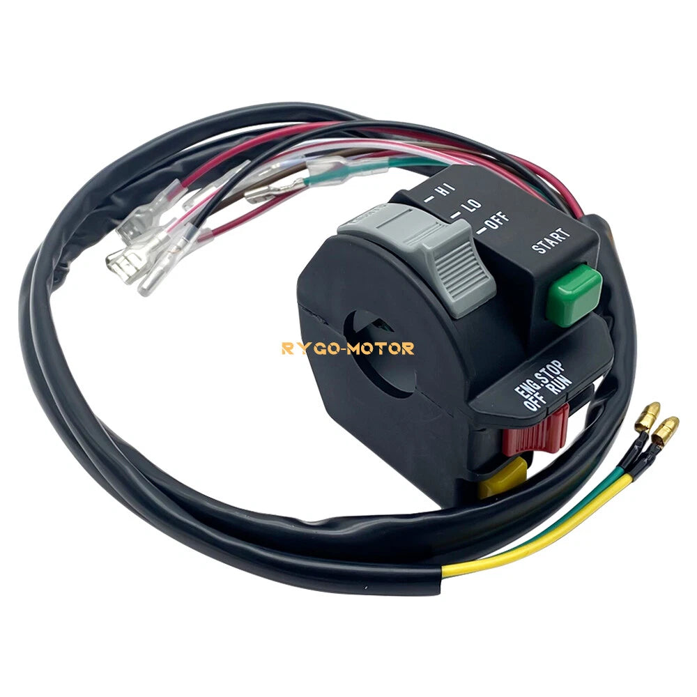 Left Handlebar Switch Start Stop Override Headlight for Polaris Sportsman 500