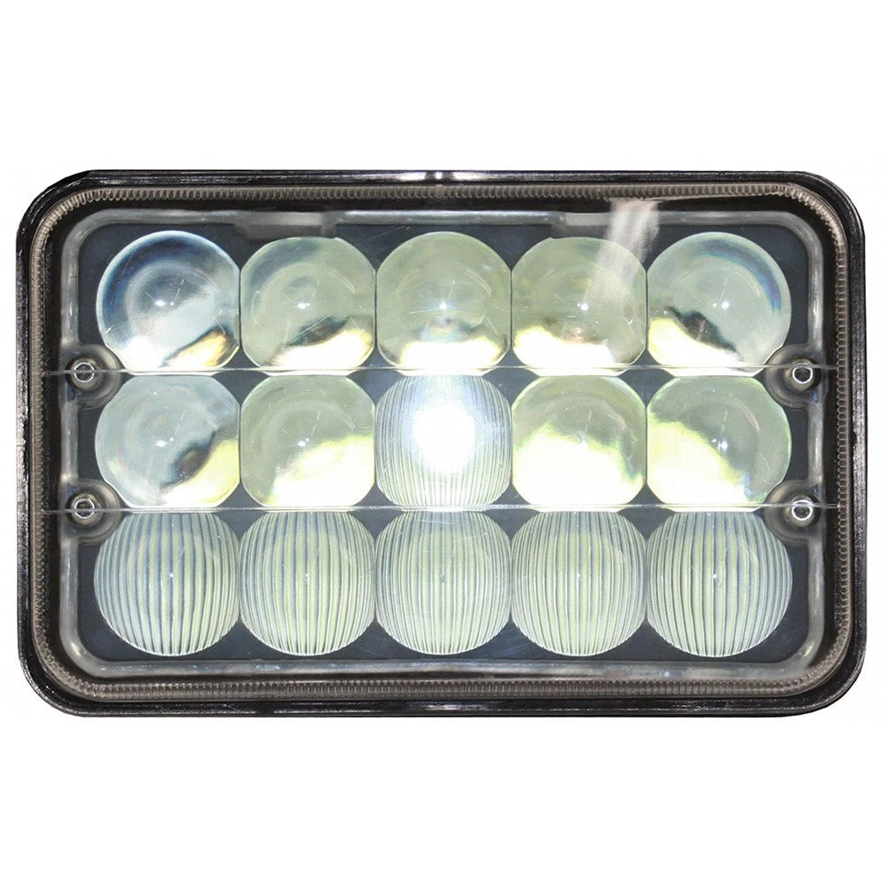 LED Work Light - 60W Rectangular Flood Beam Fits Case IH 9230 9240 Fits Steiger