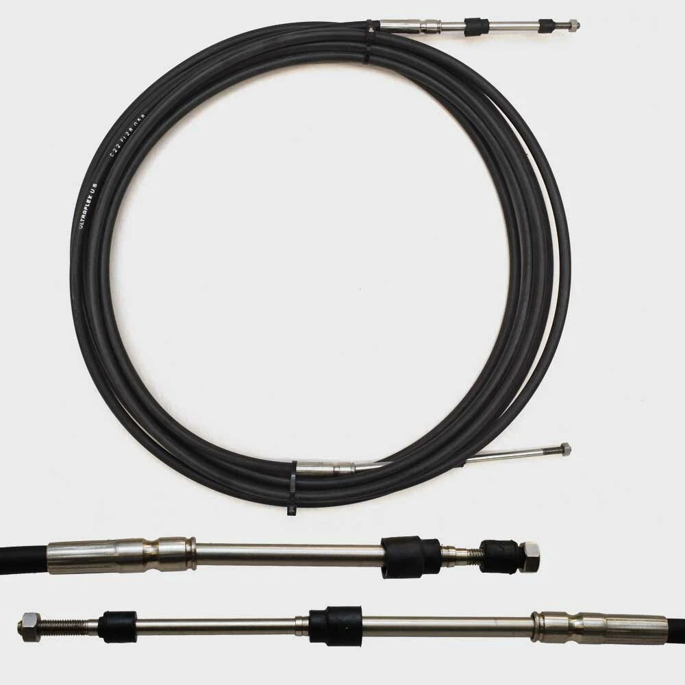 Uflex Boat Throttle Control Cable C22X28 - Push Pull 28 FT