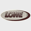 Lowe Boat Decals - 19 Inch Gray Maroon (pair)