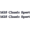 Lund 1625 Classic Sport Boat Raised Decals 1986462 - Silver (pair)